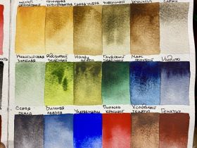 Набор акварели "Handy" Карелия, 18 кювет 2 мл, в металлическом боксе