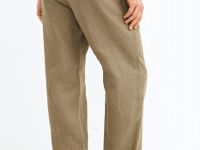 Брюки изо льна, Бежевый
