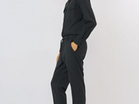 Брюки из смесовой шерсти, Серый