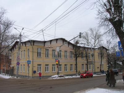 Здание, где в Калужском высшем начальном училище работал Циолковский К.Э.