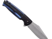 Складной нож Kansept Shikari SBL, сталь Damascus, рукоять титан/G10