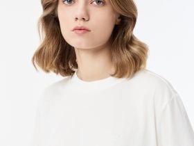 Женская хлопковая футболка Lacoste