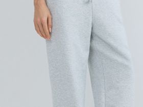 Джоггеры из мягкого трикотажа, Серый