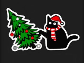 Комплект наклеек Krutoff «Новый год» (8 шт.)