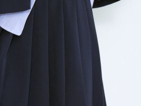 Юбка мини в складку для девочек, Синий