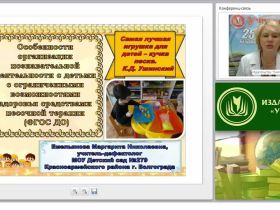 Особенности организации познавательной деятельности с детьми с ограниченными возможностями здоровья средствами песочной терапии (ФГОС ДО)