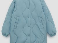 Полупальто утепленное с воротником-стойкой