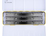 Пенал для акварели Sonnet на 21 кювету, металл, жёлтый