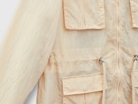 Ветровка oversize силуэта с капюшоном