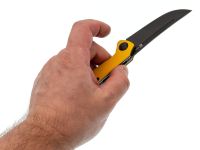 Нож Узбекский малый складной, сталь N690, рукоять G10 желтый
