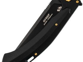 Складной нож Нукер Black, сталь AUS8, рукоять G10