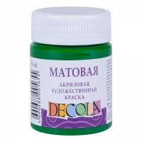 Акрил "Decola" 50 мл матовый Зеленый средний