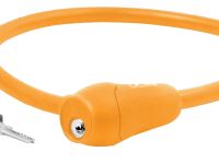 Велозамок M-wave ACME, комплект ключей, трос 12x600 мм (фиолетовый)