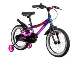 Детский велосипед Novatrack Katrina 16 V-Brake, год 2022, цвет Фиолетовый