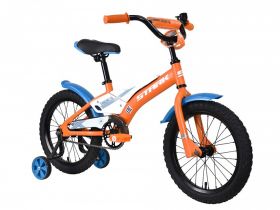 Детский велосипед Stark Tanuki 16 Boy, год 2023, цвет Зеленый-Белый