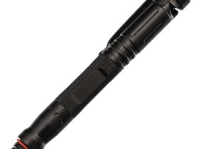 Тактическая ручка для выживания с фонариком 11 в 1, фиолетовая