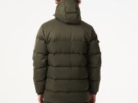 Мужской стёганый пуховик Lacoste с капюшоном