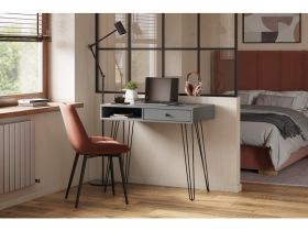 Письменный стол Крейн-3 90x50 Графитовый/Черный
