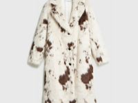 Шуба из искусственного меха, Бежевый