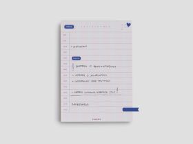 Настольный планировщик FALAFEL BOOKS A5 Simple day