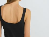 Платье из сатина, Черный