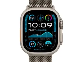 Смарт-часы Apple Watch Ultra 2 (2024) 49mm Natural Titanium Case with Natural Titanium Milanese Loop (M)