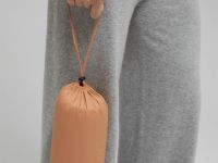 Стеганый пуховик с натуральным пухом