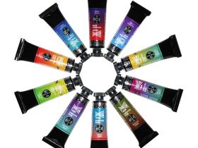 Акварель Super Vision с грануляцией CAAM "Watercolor layered", в тубе 15 мл, S4 Red green