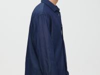 Джинсовая рубашка прямого кроя