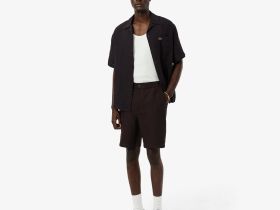 Мужские льняные шорты Lacoste