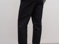 Брюки из хлопка полуприлегающего силуэта