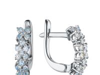 Серьги из белого золота э4712сг05180600