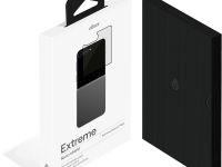 Защитное стекло uBear Extreme Nano Shield для Galaxy Z Flip8 алюмосиликатное черная рамка