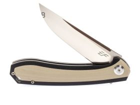Складной нож Eafengrow EF947, сталь D2, рукоять G10, черный/бежевый