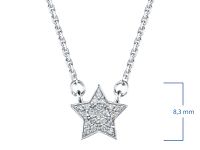 Колье из белого золота с бриллиантами э0901кл04153400