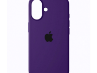 Чехол-накладка Silicone Case Series для Apple iPhone 16 (фиолетовый)