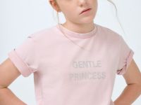 Футболка со стразами для девочек, Розовый
