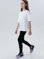 Комплект трикотажный для девочек: фуфайка (футболка), брюки (легинсы)