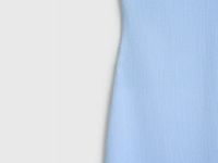 Вязаное платье в рубчик с воротником-стойкой, Голубой