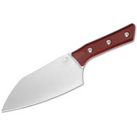 Нож кухонный Сантоку Microtech Santoku Knife 6', сталь M390MK, рукоять G10, бордовый