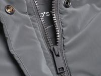 Пуховик для девочек, Серый