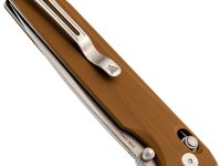 Складной нож SRM Terrier 258L-GW2, сталь 140Cr, рукоять песочный G10