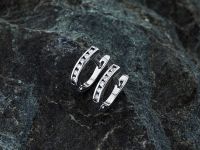 Серьги из белого золота с бриллиантами э4701сг05152100