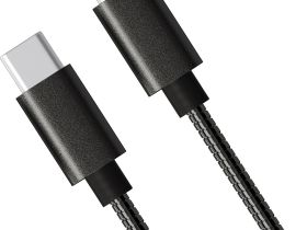 Кабель Red Line USB-C / USB-C 1,2 м Чёрный