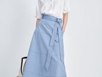 Юбка миди с поясом