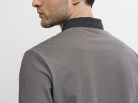 Поло из шелковистого пике, Коричневый