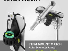 Универсальный держатель смартфона на вынос Bone Bike Tie Pro 4 4.7"- 7.2" (черный)