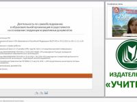 Отчет о самообследовании образовательной организации (ежегодный публичный доклад)