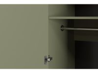 Распашной шкаф Изи 2-100x220 Оливковый/Оранжевый