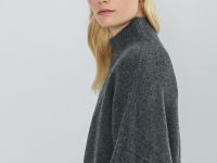 Свитер из мягкой пряжи с шерстью, Серый